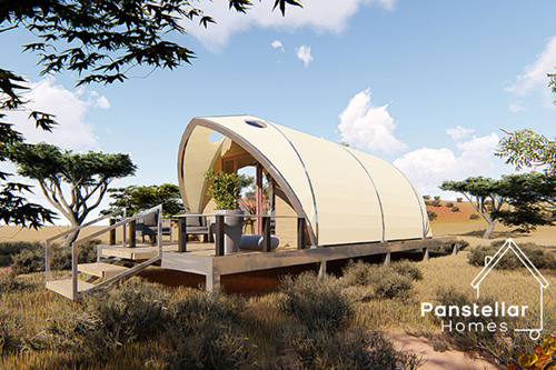 Panstellar Solstice Glamping Tent Shell Shape And Unique Safari Design